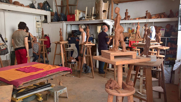 Stage de modelage d'après modèle vivant à Paris - Aelier Saint-Fargeau